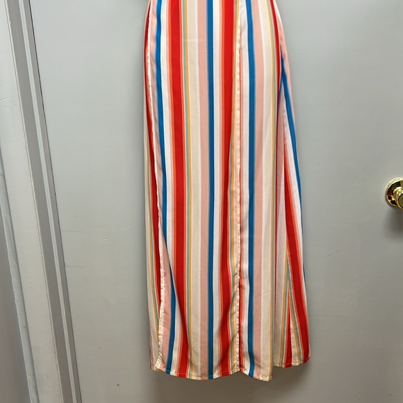 Showpo The Sound Of Sunset Rainbow Stripe 2 Piece Set Size 2 - Picture 5 of 10